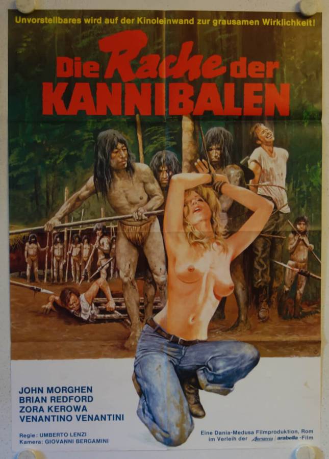 Cannibal Ferox original release german movie poster